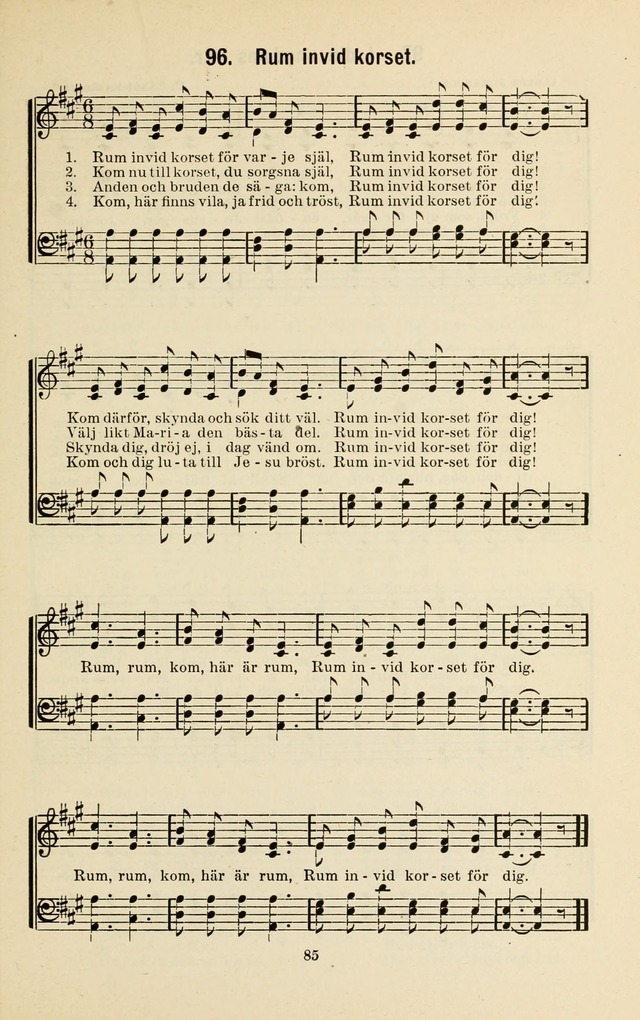 De Ungas Sångbok: utgiven för Söndagsskolan Ungdomsmötet och hemmet page 90