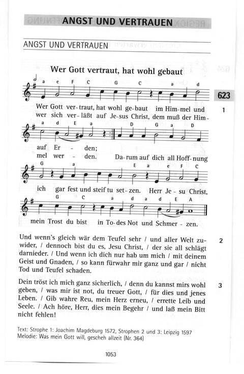 Antwort Finden in alten und neuen Liedern, in Worten zum Nachdenken und Beten: evangelisches Gesangbuch (Bayern, Mitteldeutschland, Thüringen) page 1018