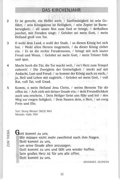 Antwort Finden in alten und neuen Liedern, in Worten zum Nachdenken und Beten: evangelisches Gesangbuch (Bayern, Mitteldeutschland, Thüringen) page 2