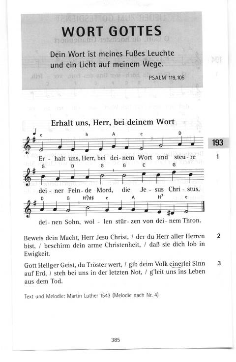 Antwort Finden in alten und neuen Liedern, in Worten zum Nachdenken und Beten: evangelisches Gesangbuch (Bayern, Mitteldeutschland, Thüringen) page 353