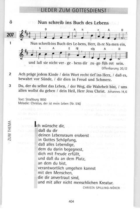 Antwort Finden in alten und neuen Liedern, in Worten zum Nachdenken und Beten: evangelisches Gesangbuch (Bayern, Mitteldeutschland, Thüringen) page 372