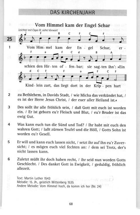 Antwort Finden in alten und neuen Liedern, in Worten zum Nachdenken und Beten: evangelisches Gesangbuch (Bayern, Mitteldeutschland, Thüringen) page 39