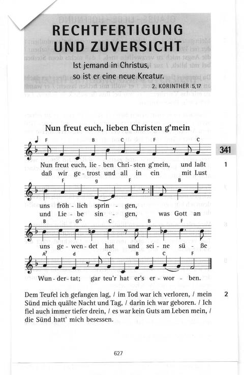 Antwort Finden in alten und neuen Liedern, in Worten zum Nachdenken und Beten: evangelisches Gesangbuch (Bayern, Mitteldeutschland, Thüringen) page 594