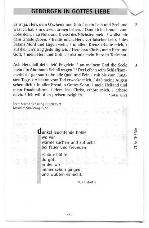Evangelisches Gesangbuch (Bayern, Mitteldeutschland, Thüringen): Antwort finden in alten und neuen Liedern, in Worten zum Nachdenken und Beten page 691