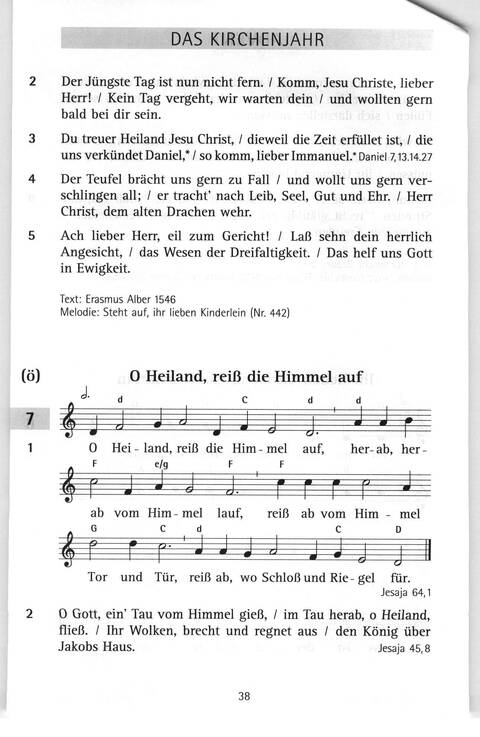 Evangelisches Gesangbuch (Bayern, Mitteldeutschland, Thüringen): Antwort finden in alten und neuen Liedern, in Worten zum Nachdenken und Beten page 8
