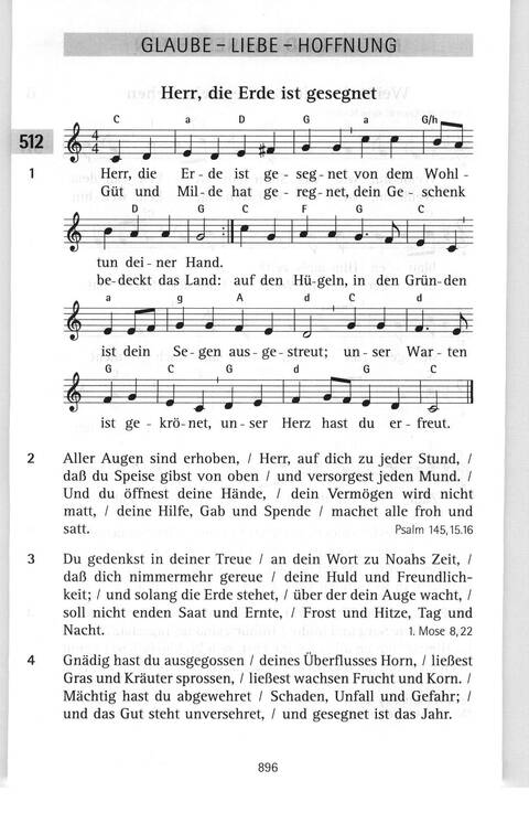 Antwort Finden in alten und neuen Liedern, in Worten zum Nachdenken und Beten: evangelisches Gesangbuch (Bayern, Mitteldeutschland, Thüringen) page 861
