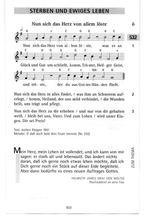 Antwort Finden in alten und neuen Liedern, in Worten zum Nachdenken und Beten: evangelisches Gesangbuch (Bayern, Mitteldeutschland, Thüringen) page 898