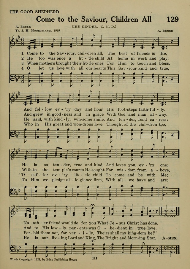 Elmhurst Hymnal: and orders of worship for the Sunday school, young people