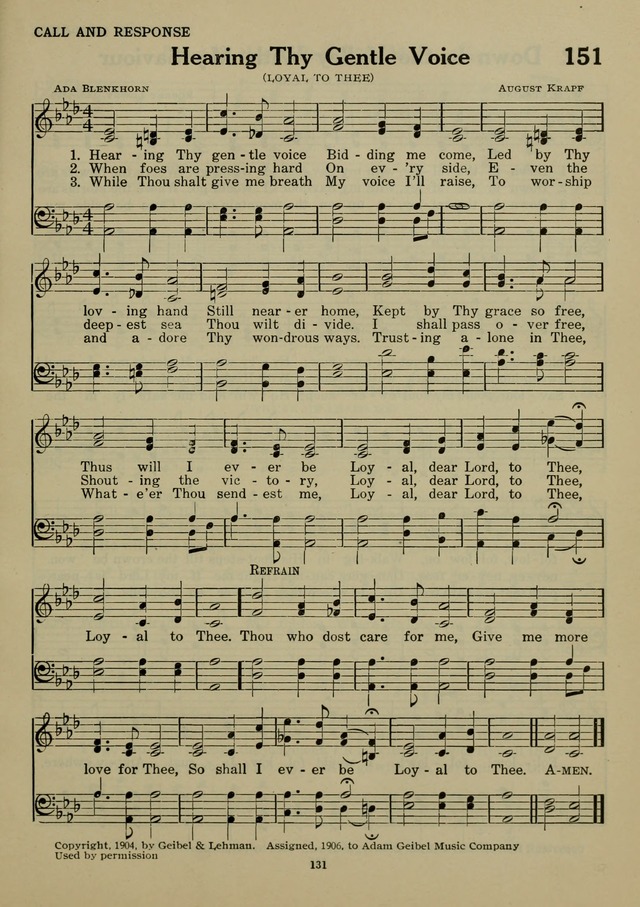 Elmhurst Hymnal: and orders of worship for the Sunday school, young people