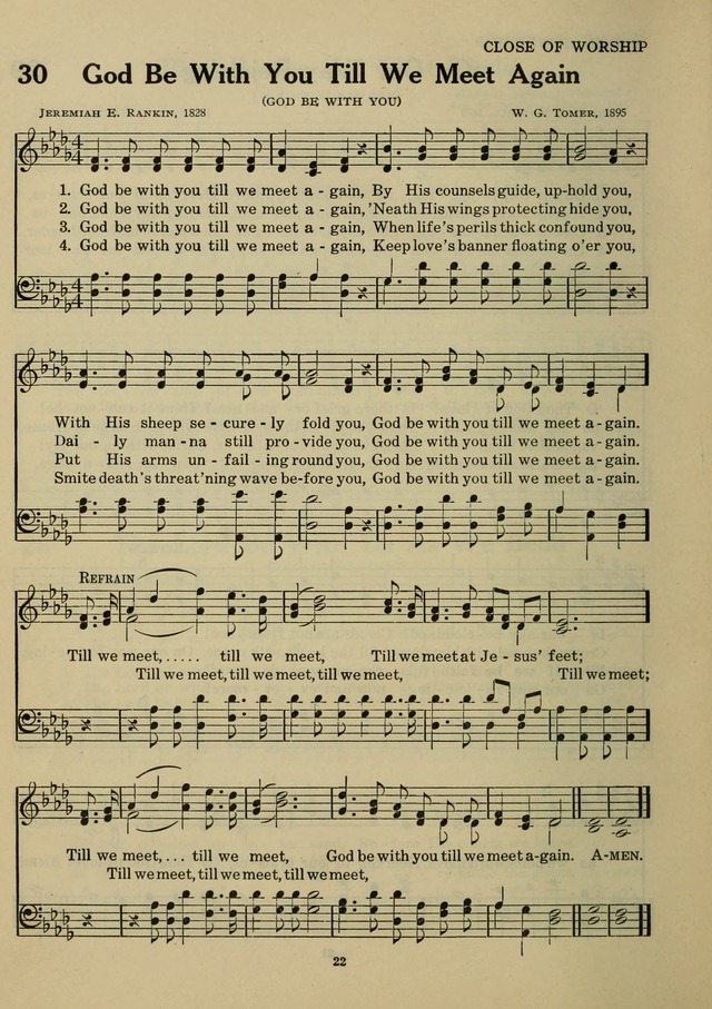 Elmhurst Hymnal: and orders of worship for the Sunday school, young people