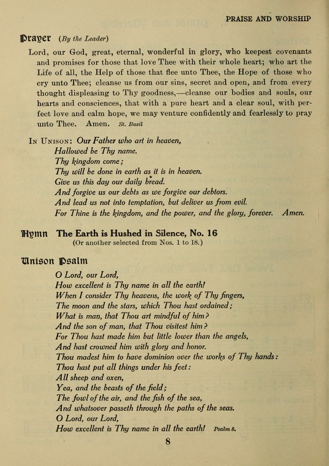 Elmhurst Hymnal: and orders of worship for the Sunday school, young people
