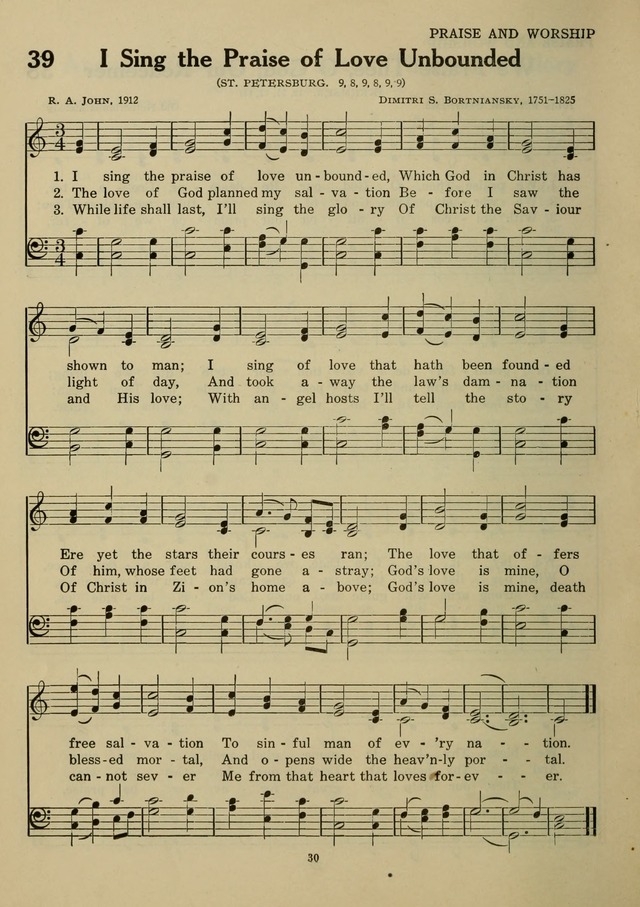 Elmhurst Hymnal: and orders of worship for the Sunday school, young people