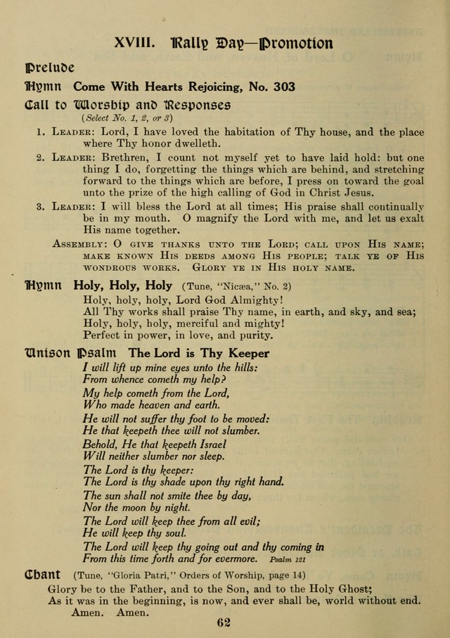 Elmhurst Hymnal: and orders of worship for the Sunday school, young people