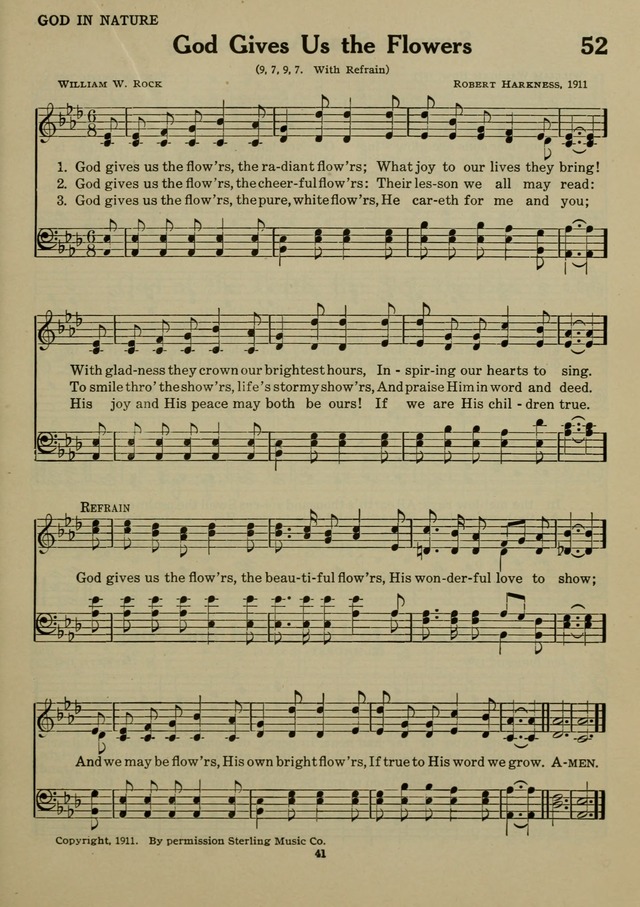 Elmhurst Hymnal: and orders of worship for the Sunday school, young people