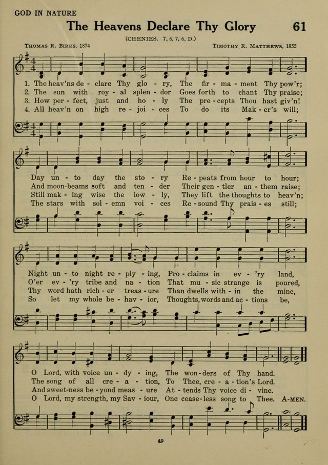 Elmhurst Hymnal: and orders of worship for the Sunday school, young people