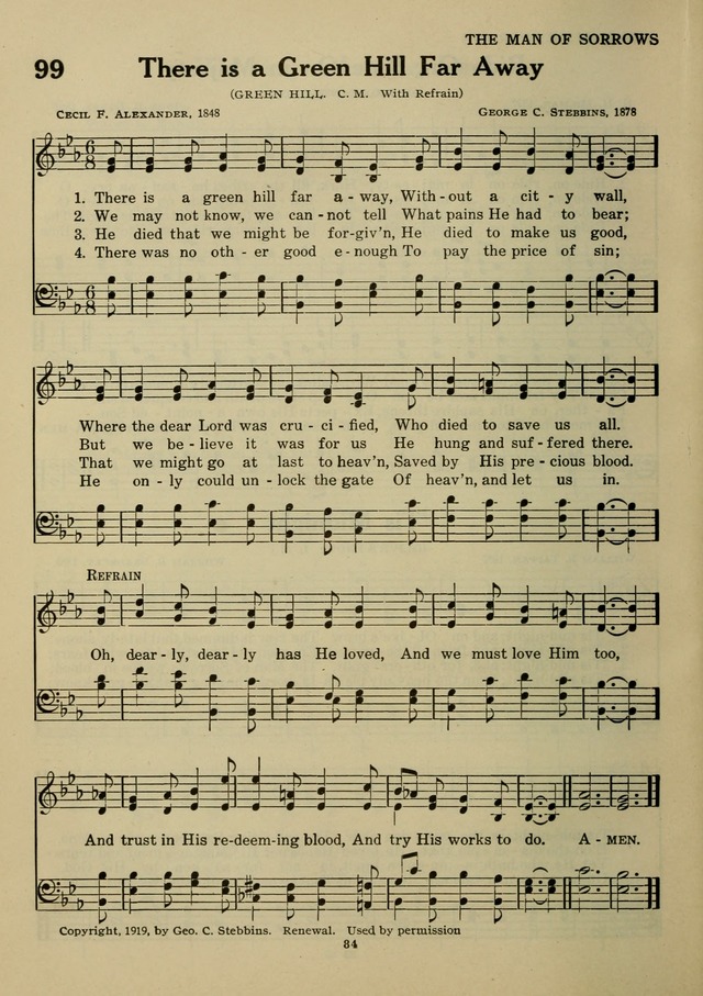 Elmhurst Hymnal: and orders of worship for the Sunday school, young people