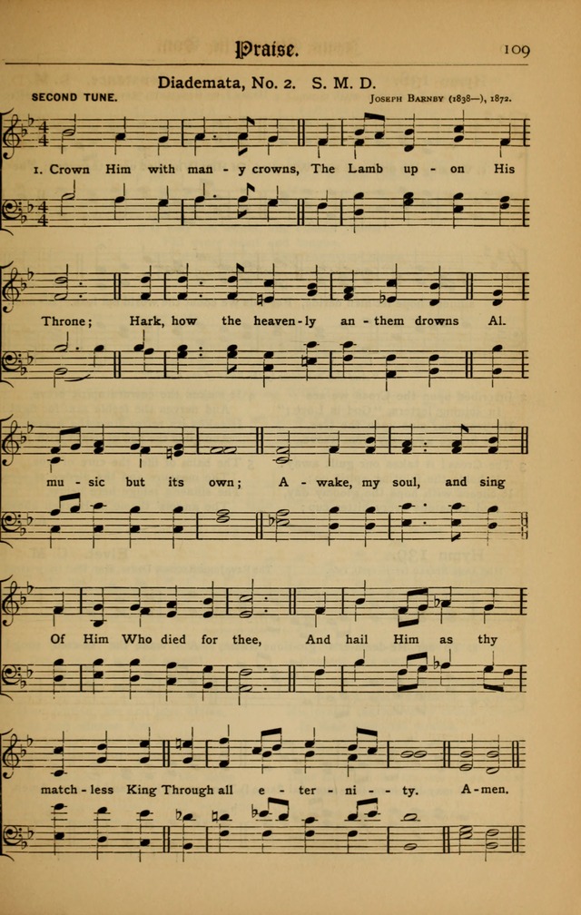 The Evangelical Hymnal with Tunes page 111