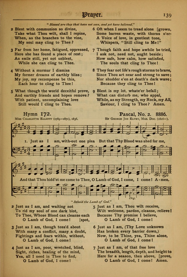 The Evangelical Hymnal with Tunes page 141