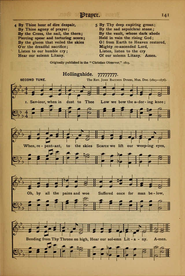 The Evangelical Hymnal with Tunes page 143