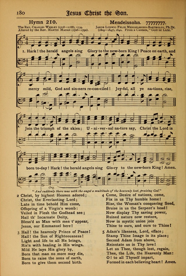 The Evangelical Hymnal with Tunes page 184