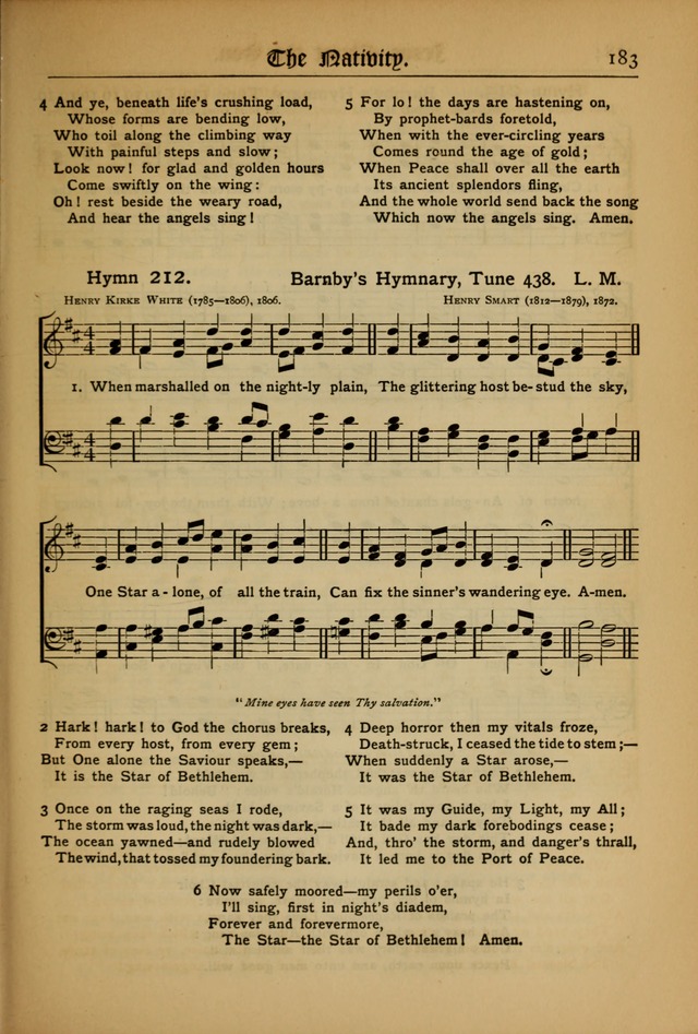 The Evangelical Hymnal with Tunes page 187