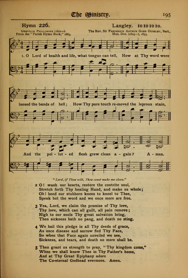 The Evangelical Hymnal with Tunes page 199