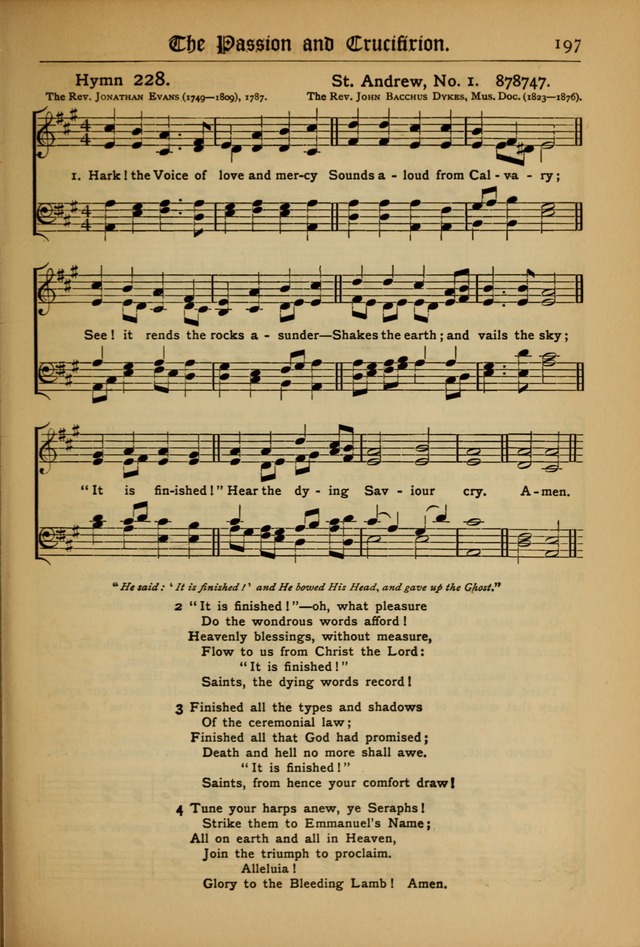The Evangelical Hymnal with Tunes page 201