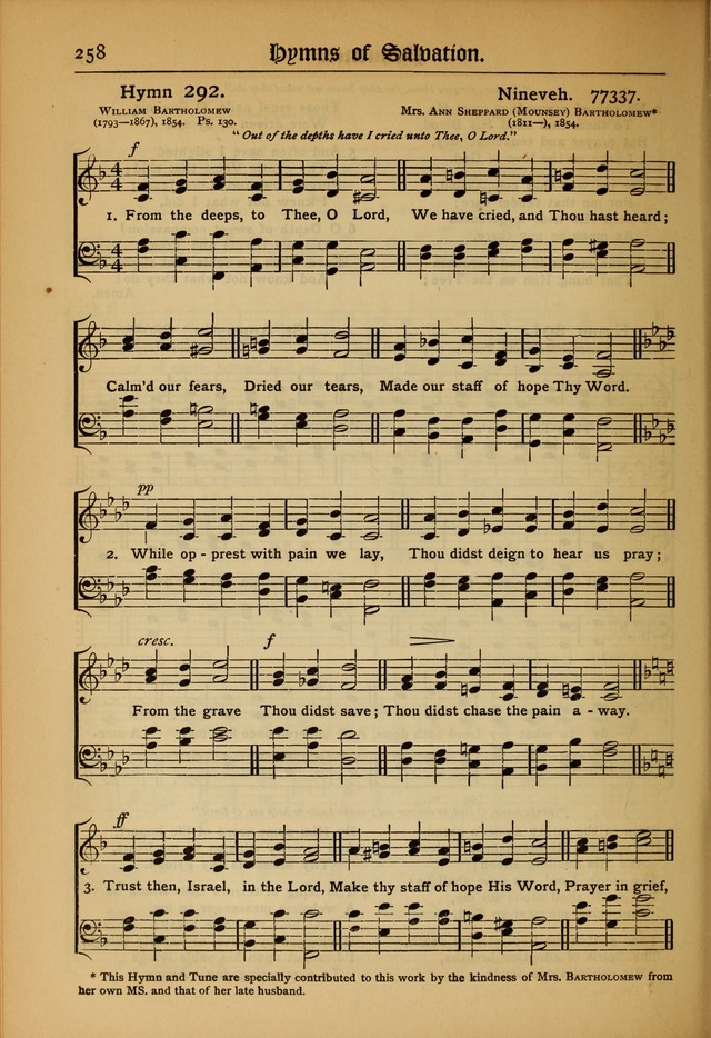 The Evangelical Hymnal with Tunes page 262