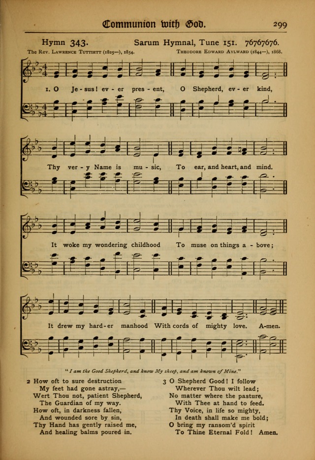 The Evangelical Hymnal with Tunes page 303