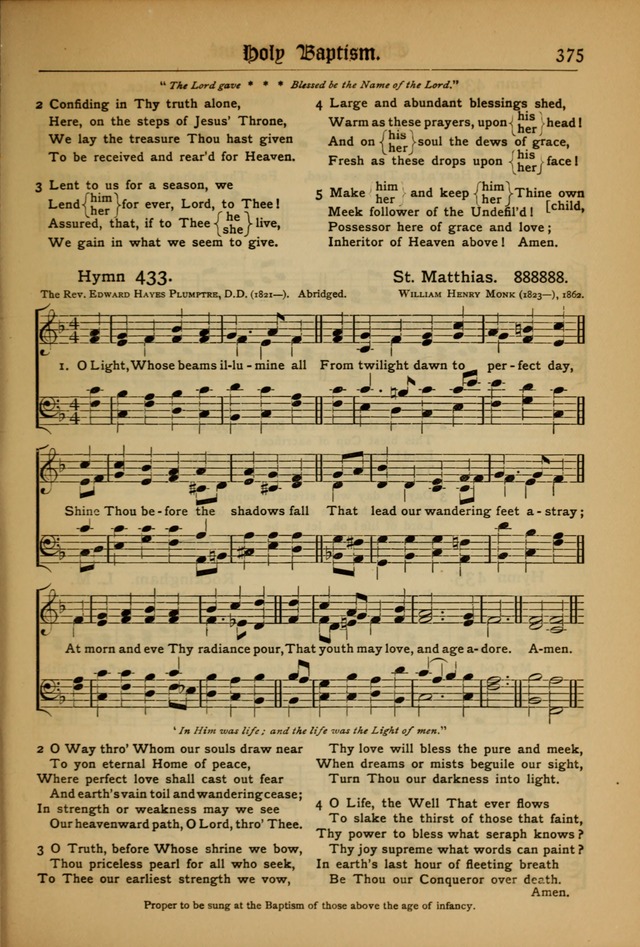 The Evangelical Hymnal with Tunes page 379