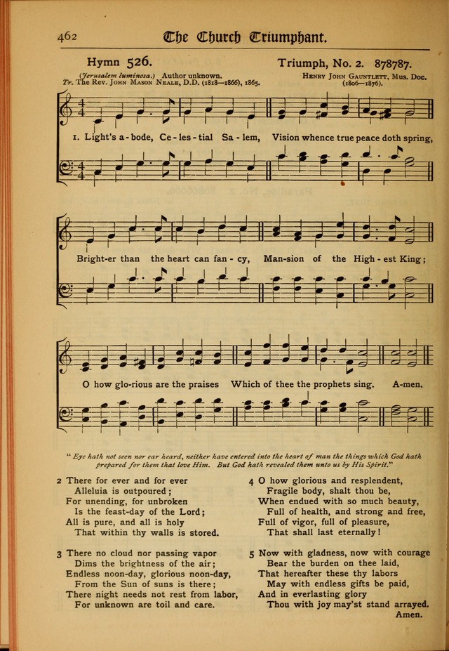 The Evangelical Hymnal with Tunes page 466