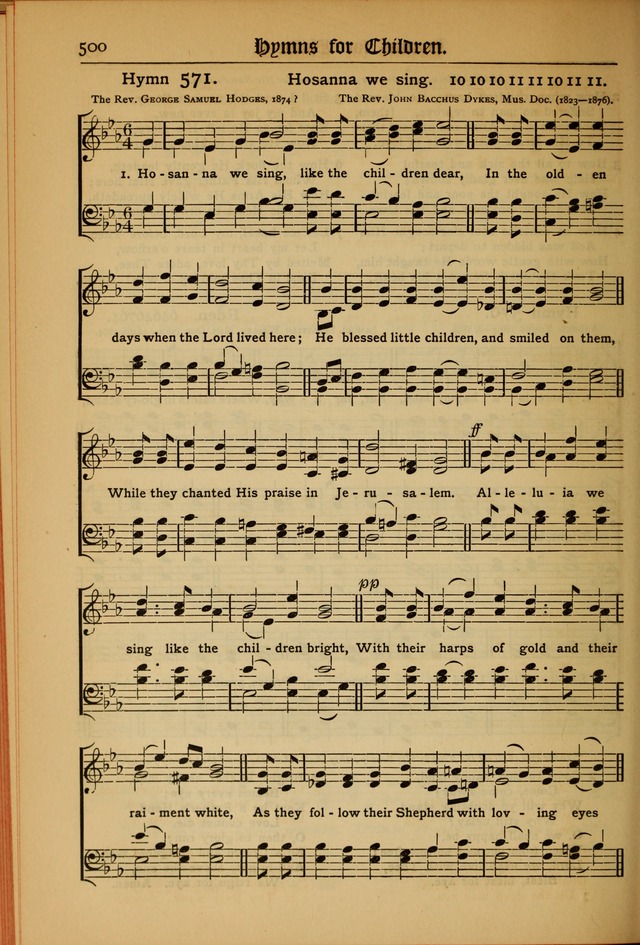 The Evangelical Hymnal with Tunes page 504