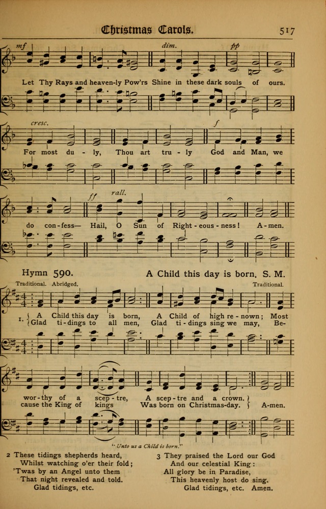The Evangelical Hymnal with Tunes page 521