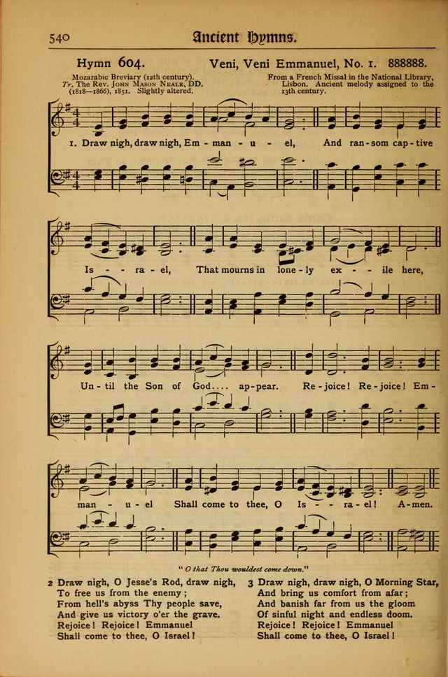 The Evangelical Hymnal with Tunes page 544