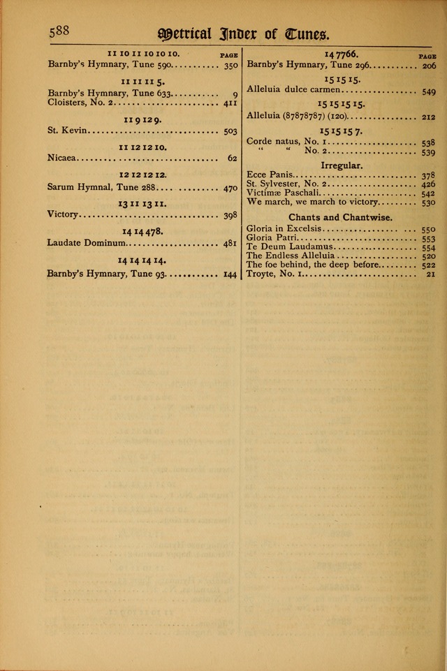 The Evangelical Hymnal with Tunes page 592