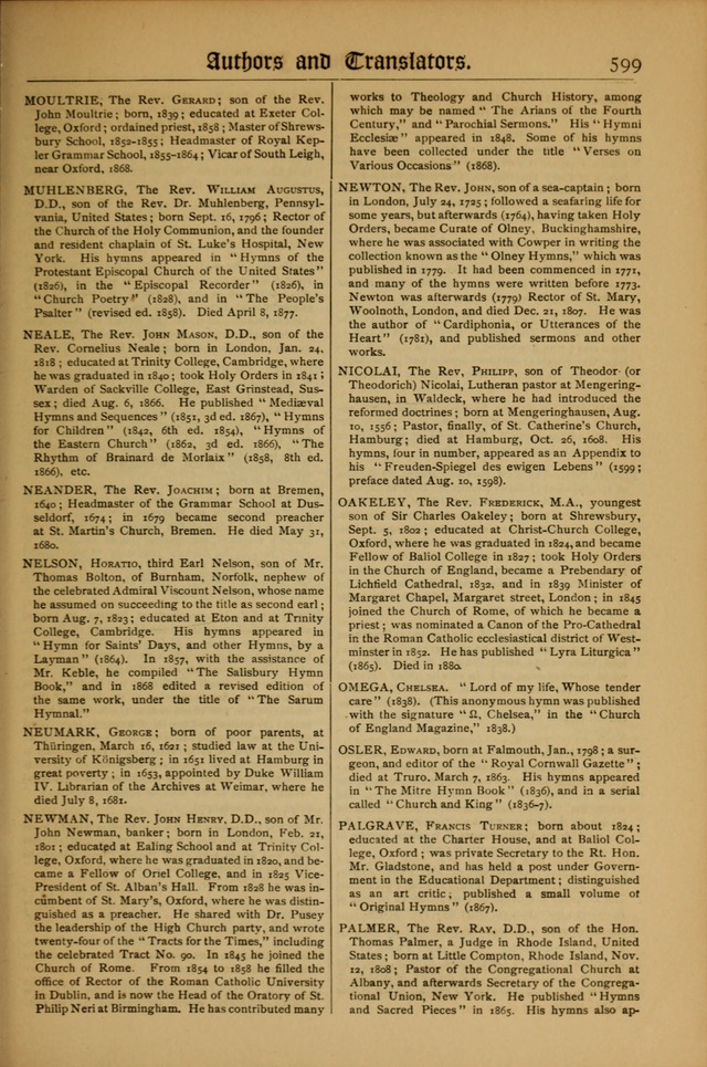 The Evangelical Hymnal with Tunes page 603