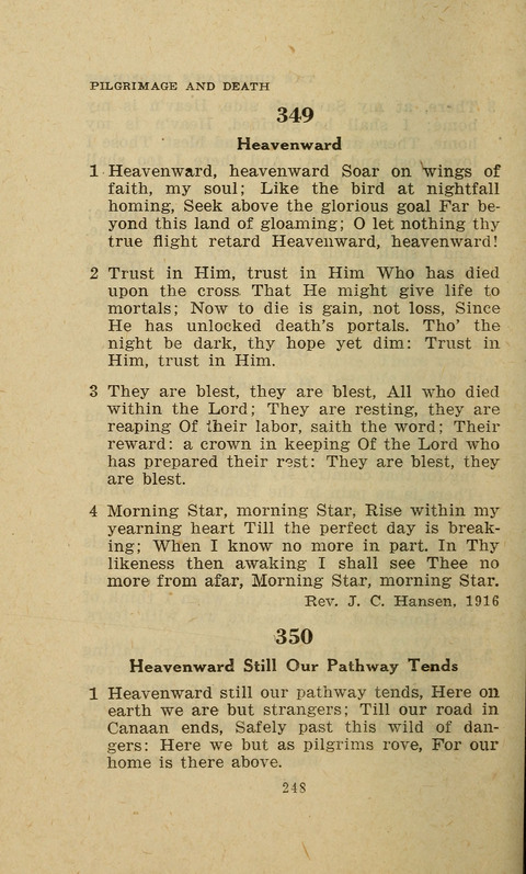 The Evangelical Hymnal. Text edition page 248