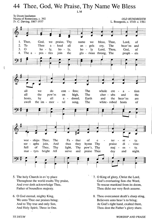 Evangelical Lutheran Hymnary page 258