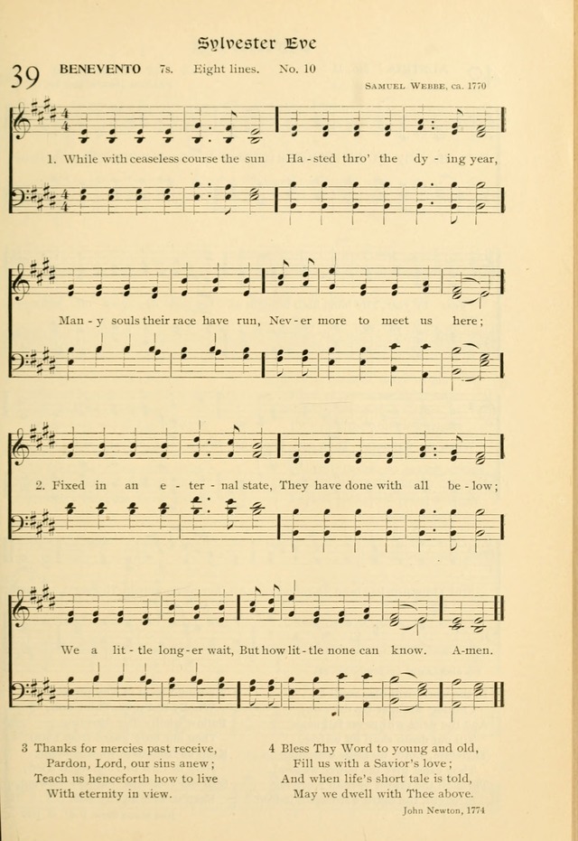 Evangelical Lutheran hymnal: with music page 108