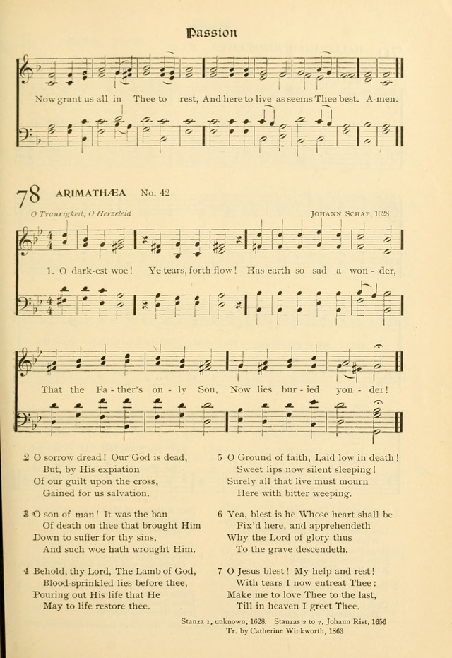 Evangelical Lutheran hymnal: with music page 142
