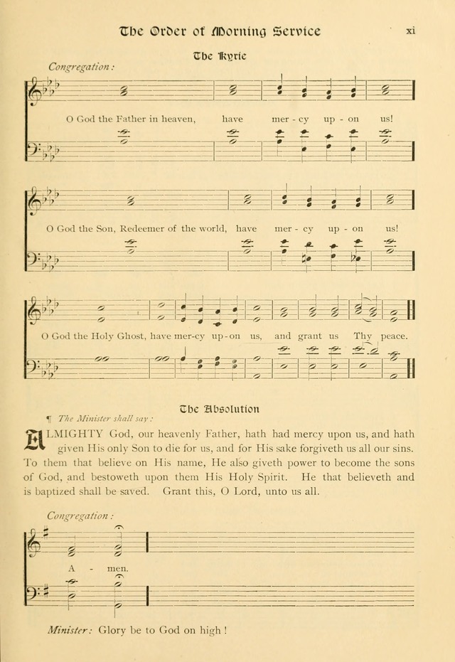 Evangelical Lutheran hymnal: with music page 18