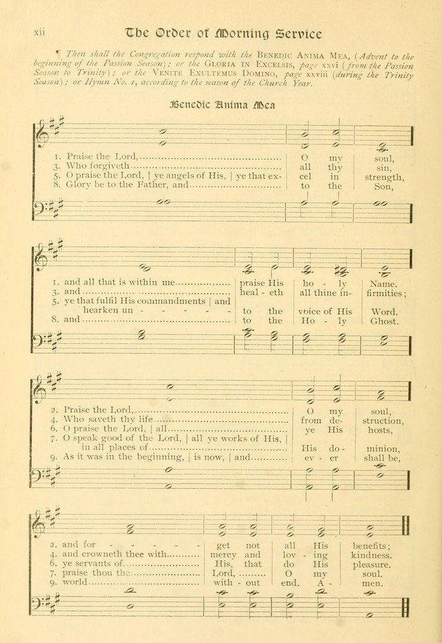 Evangelical Lutheran hymnal: with music page 19
