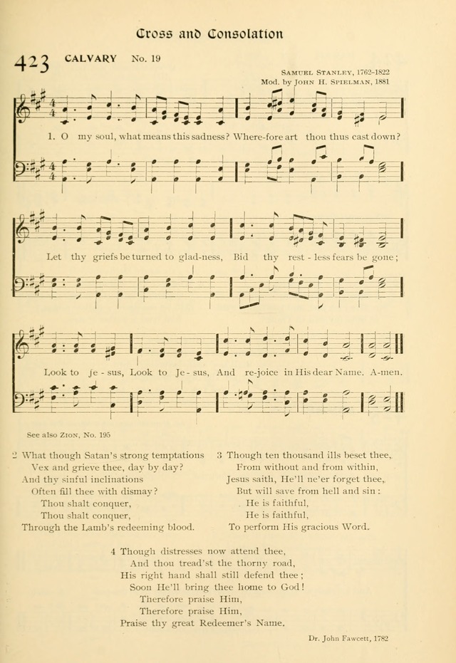 Evangelical Lutheran hymnal: with music page 426