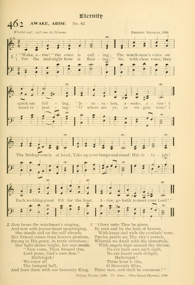 Evangelical Lutheran hymnal: with music page 460