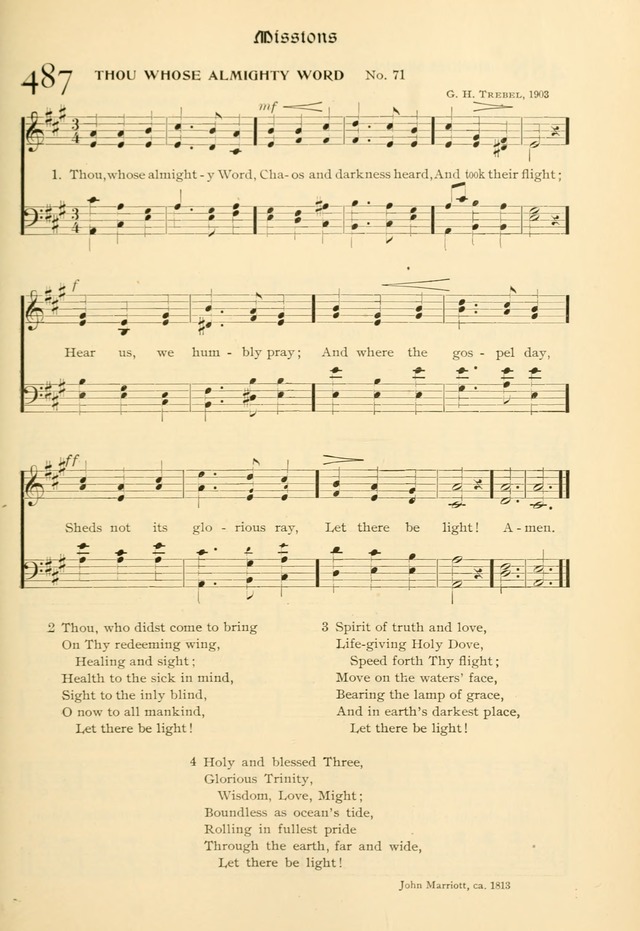 Evangelical Lutheran hymnal: with music page 482