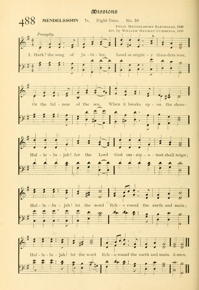 Evangelical Lutheran hymnal: with music page 483