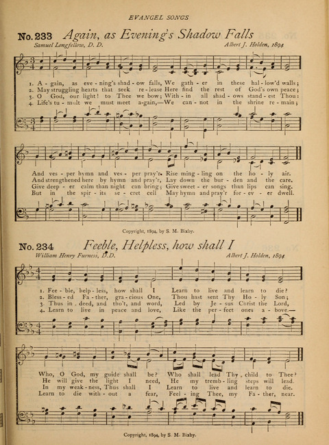 Evangel Songs: words and music, suitable for all services of sacred song page 191