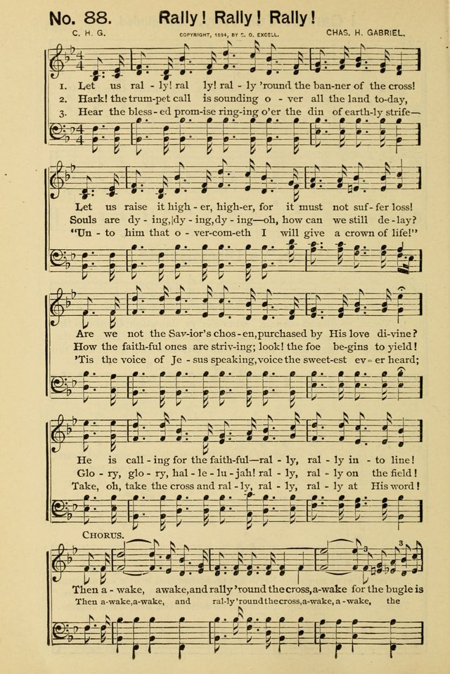Excellent Songs: for the Church and Sunday School page 88