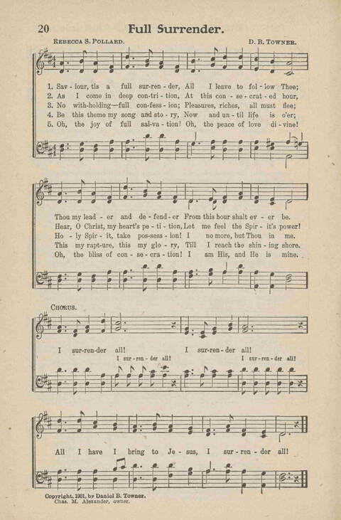 Foundation Hymns: (Revised) page 20