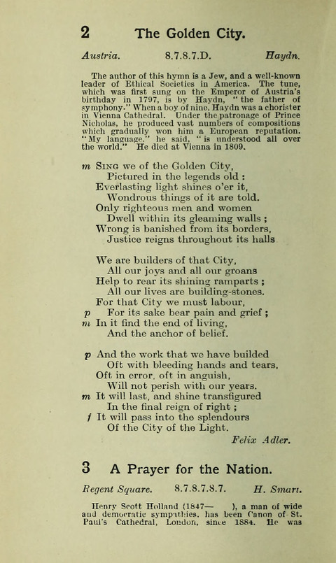 The Fellowship Hymn Book page 2